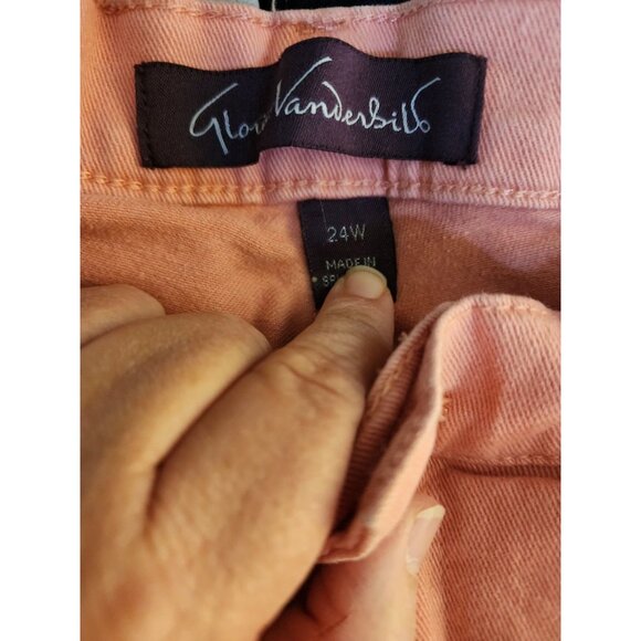 Gloria VanderBilt Pink Mauve Blush Jeans Size 24W Heritage Fit Tapered - Picture 6 of 8